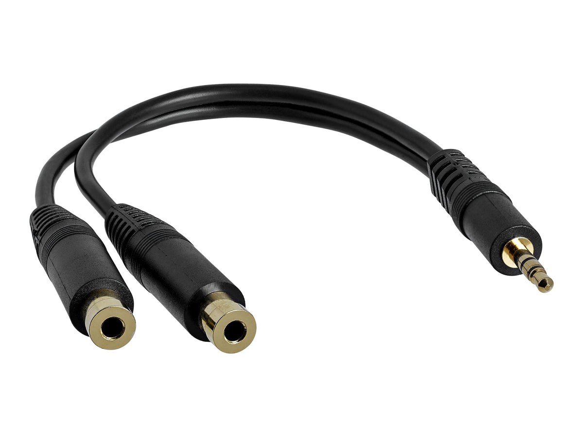 STARTECH.COM 6in Stereo Splitter Cable - Vorderansicht