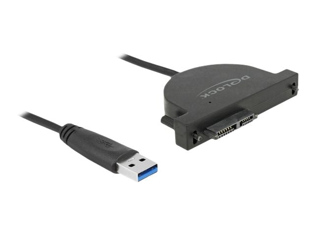 DELOCK USB 3.0 zu Slim SATA Konverter Vorderansicht
