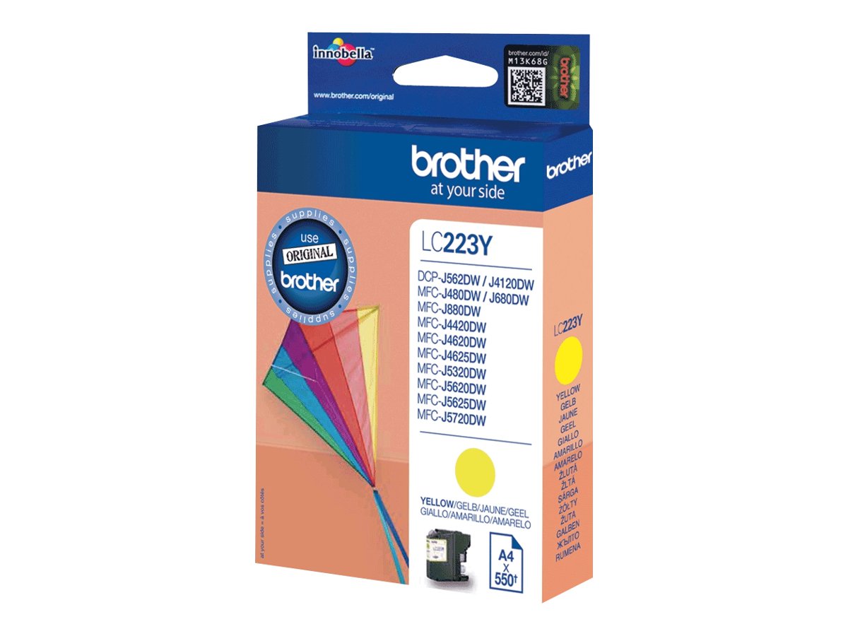 BROTHER LC-223 Tinte gelb Detailansicht