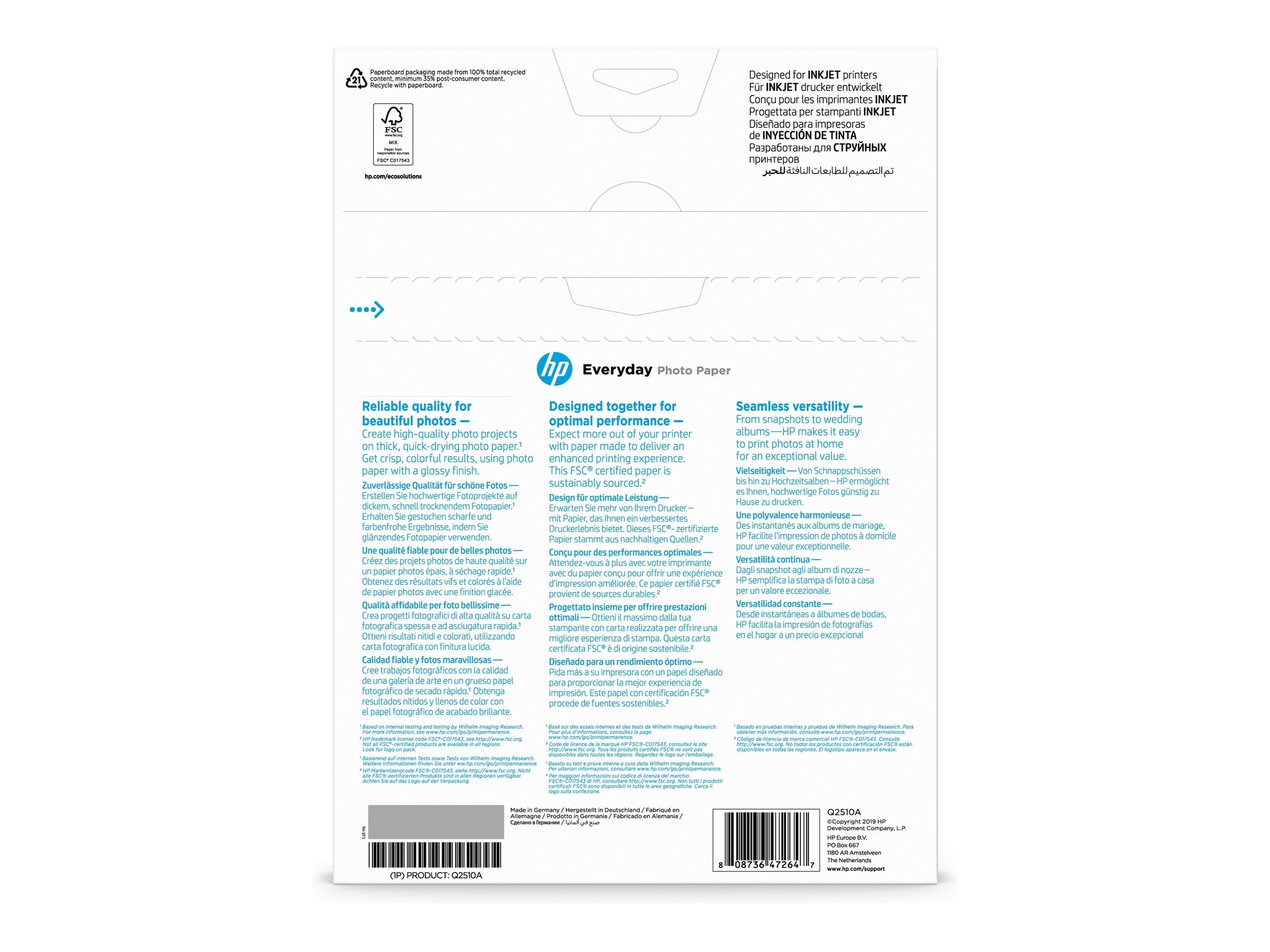 HP Q2510A Fotopapier Detailansicht