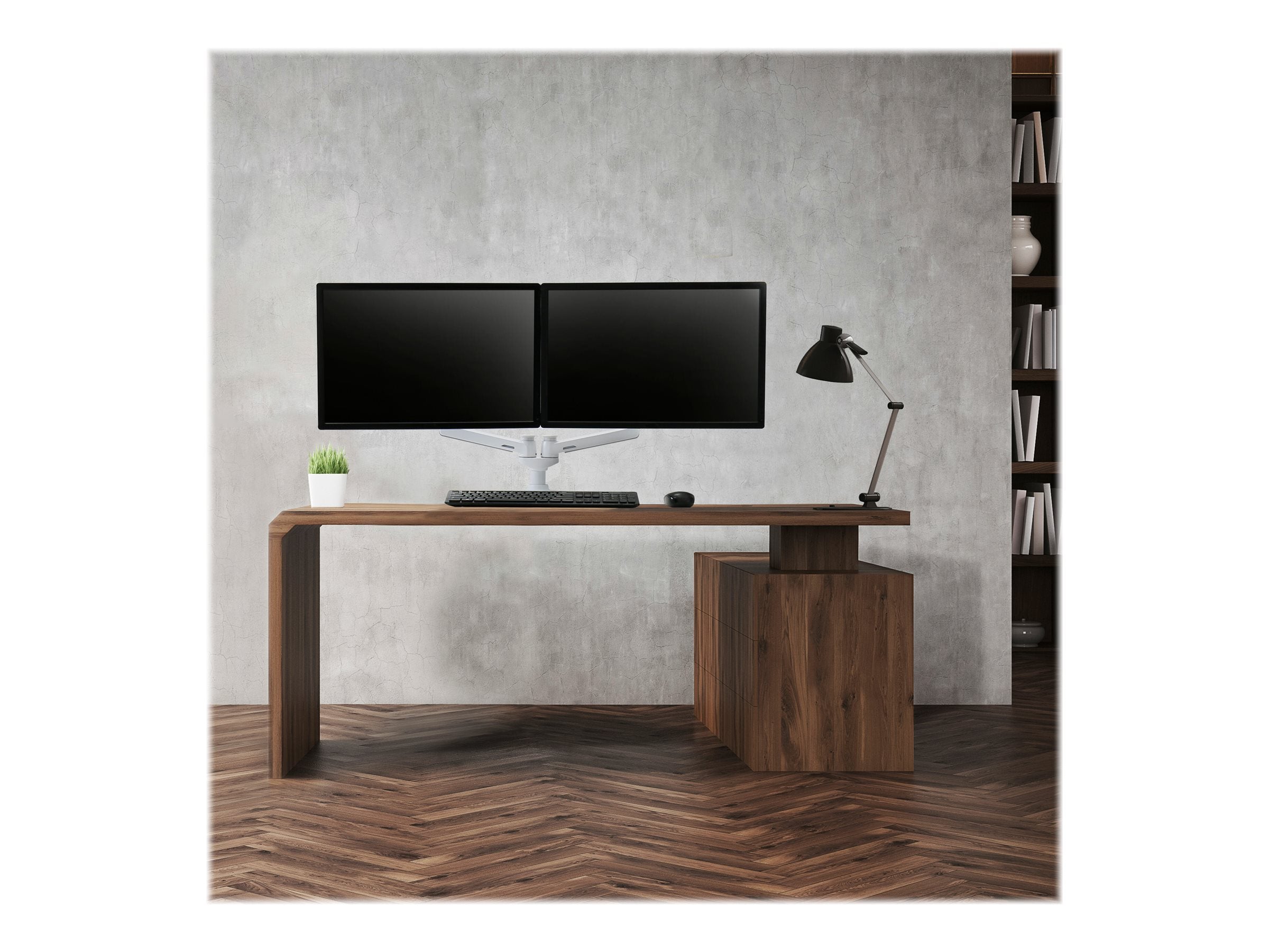 ERGOTRON LX-Montagearm für 2 Monitore nebeneinander - Detailansicht