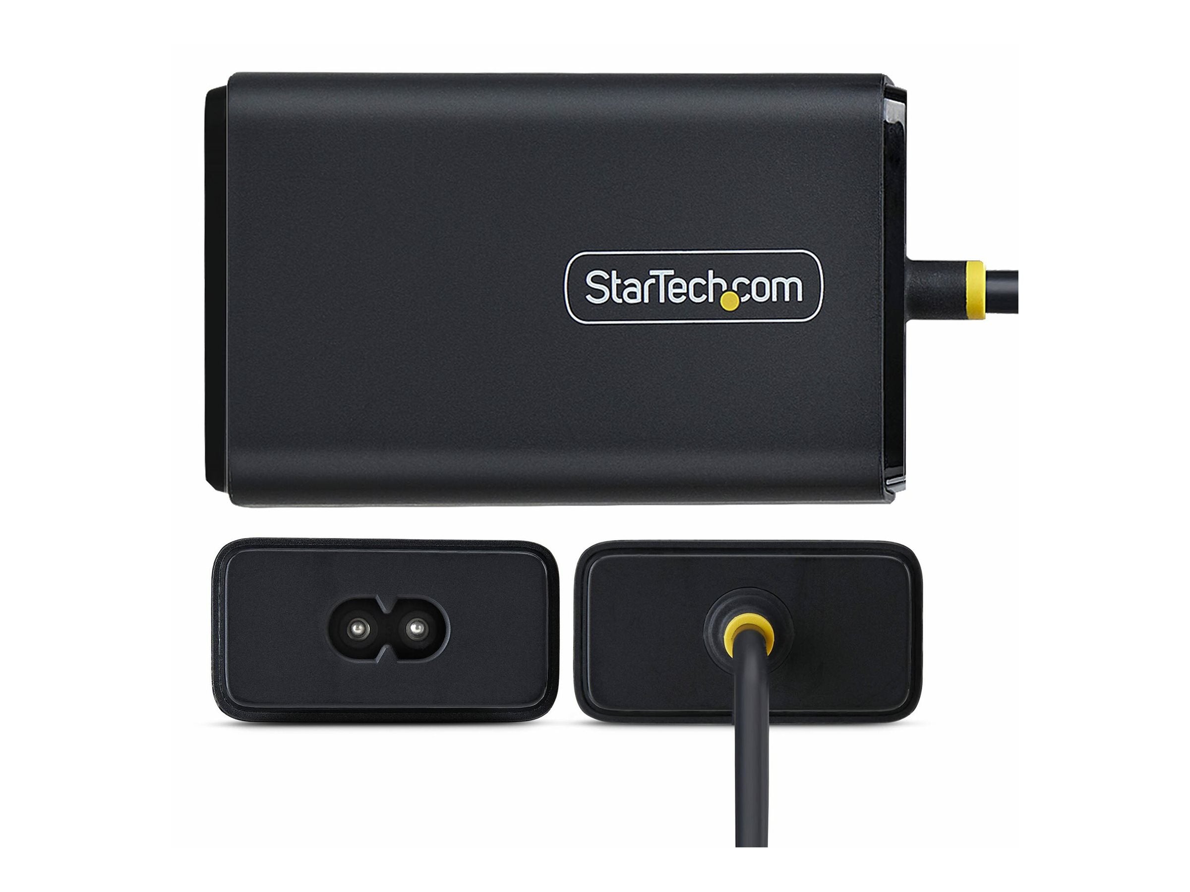 STARTECH.COM 65W USB-C Laptop Charger 1.5m Tethered USB-C Cable Power Adapter Brick for Dell XPS HP ProBook MacBook Pro