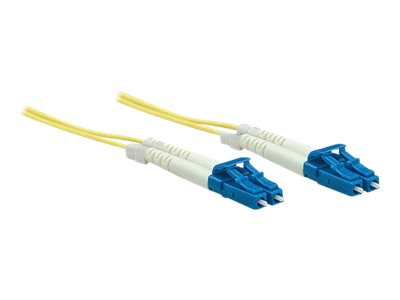 INTELLINET LWL Kabel LC/LC OS2 1m gelb 9/125um Duplex Singlemode - Anschlussansicht