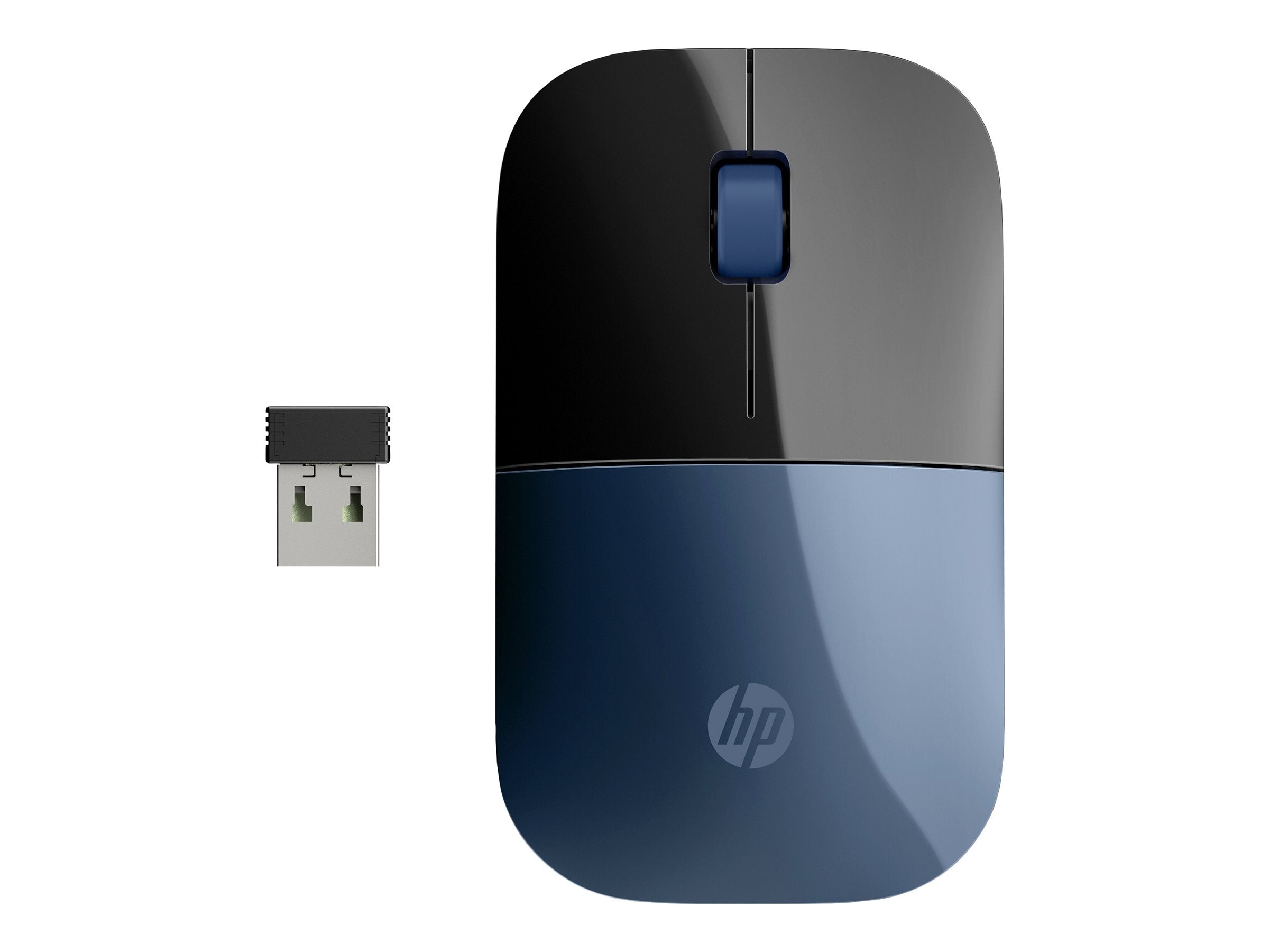 HP Z3700 Wireless Mouse Lumiere Blue - Seitenansicht