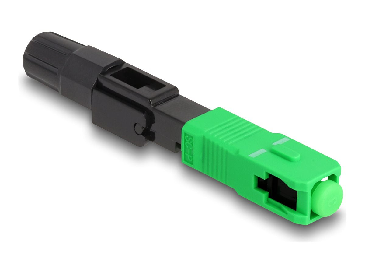 DELOCK LWL Schnellverbinder SC Simplex Stecker APC Vorderansicht