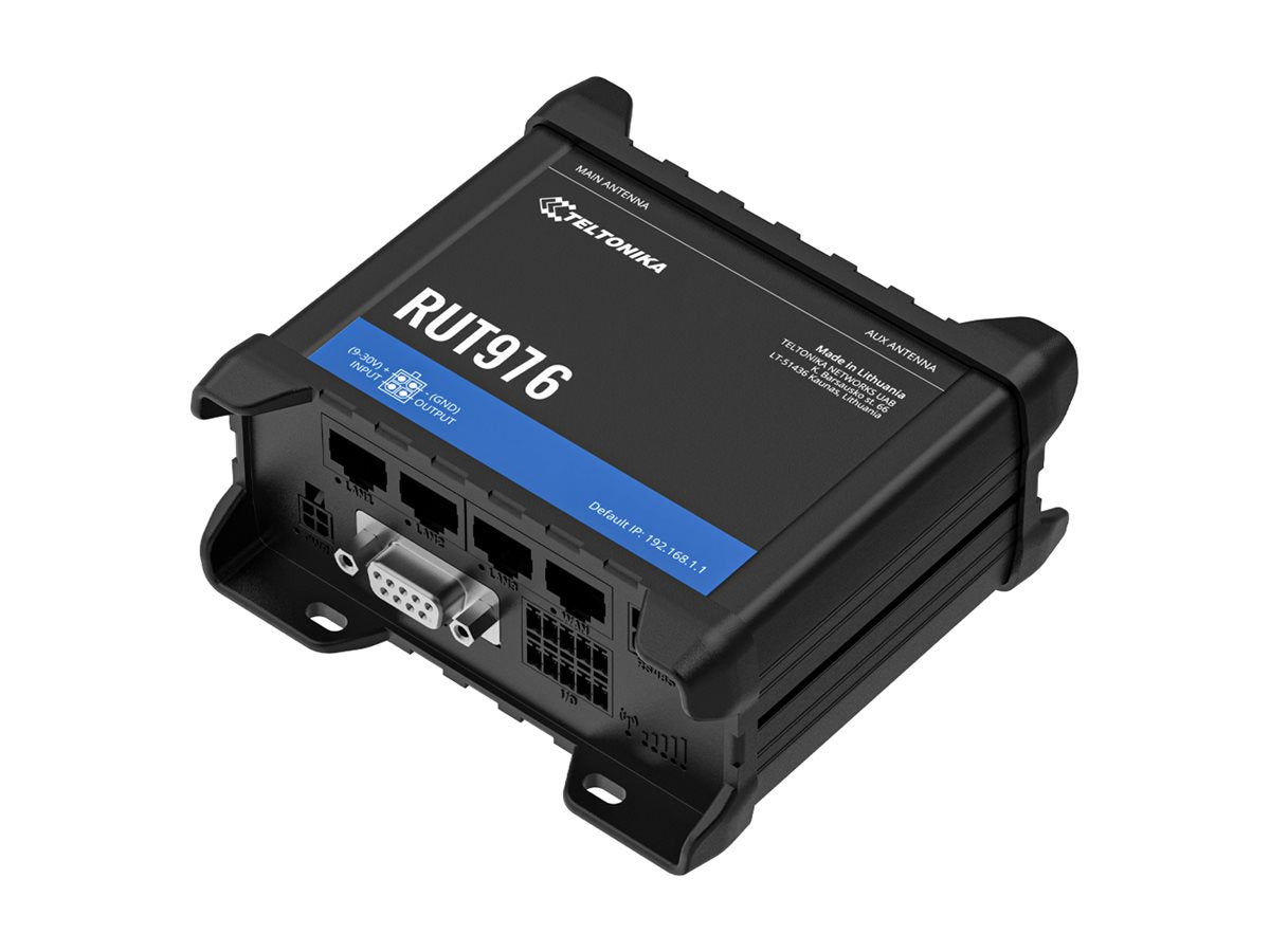 TELTONIKA NETWORKS RUT976 DUAL SIM Router Rückansicht