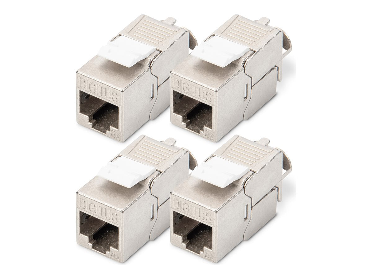 DIGITUS CAT 6A Keystone Jack shielded Vorderansicht