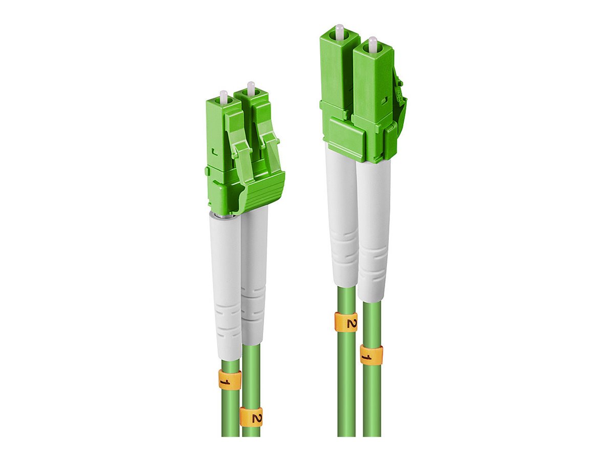 LINDY 10m LWL-Cable LC/LC 50/125um OM5 Vorderansicht