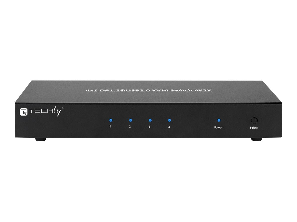 TECHLY KVM Switch Display Port 1.2 Vorderansicht