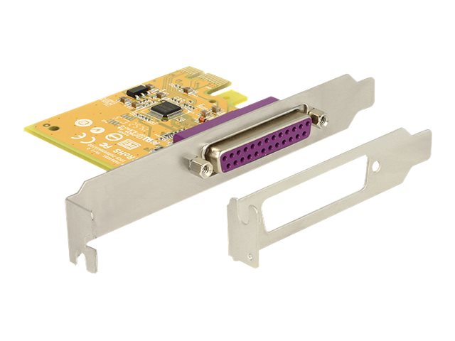 DELOCK PCIe x1 Parallel 1x Vorderansicht