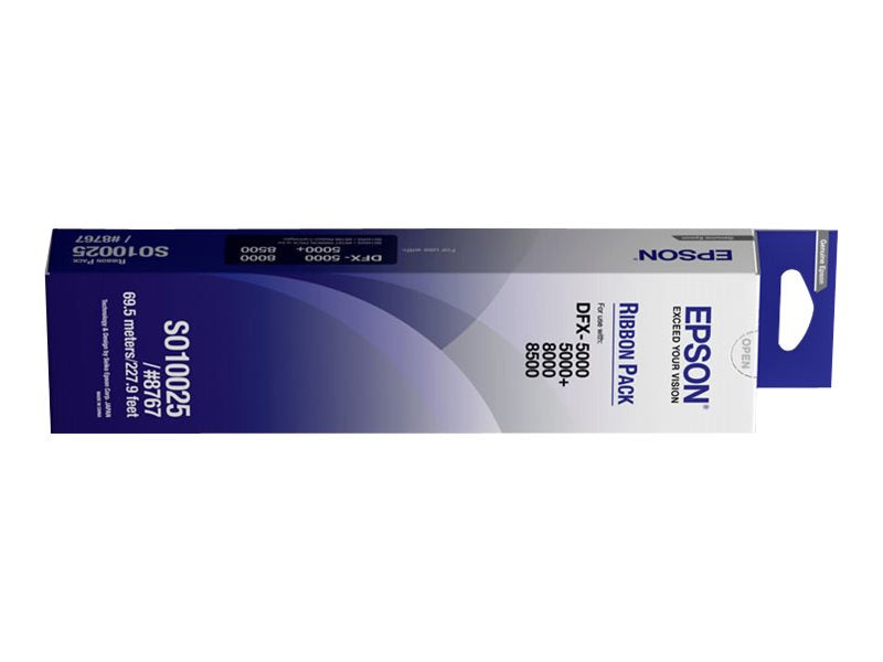 EPSON S010025 Ersatzfarbband schwarz Vorderansicht