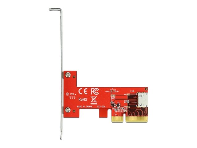 DELOCK PCI Express x4 Karte zu 1 x intern OCuLink SFF-8612 - Low Profile Formfaktor
