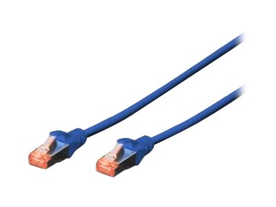 DIGITUS CAT 6 S-FTP Patchkabel 3 m Blau - Vorderansicht