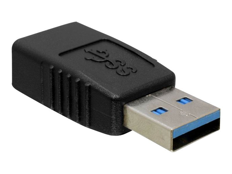 DELOCK Adapter USB 3.0-A Stecker/Buchse - Vorderansicht