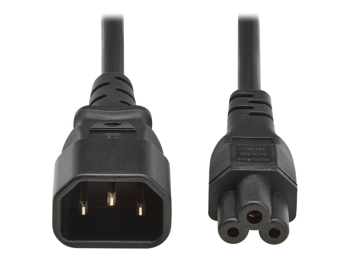 EATON TRIPPLITE Power cable IEC 60320 C14 to IEC 60320 C5 250V 2.5 A 2m Black - Vorderansicht