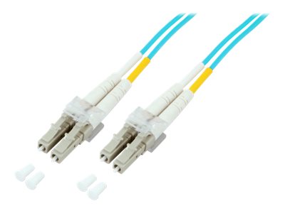 EFB LWL Kabel Duplex Jumper LC-LC 50/125 OM3 50 Meter Vorderansicht