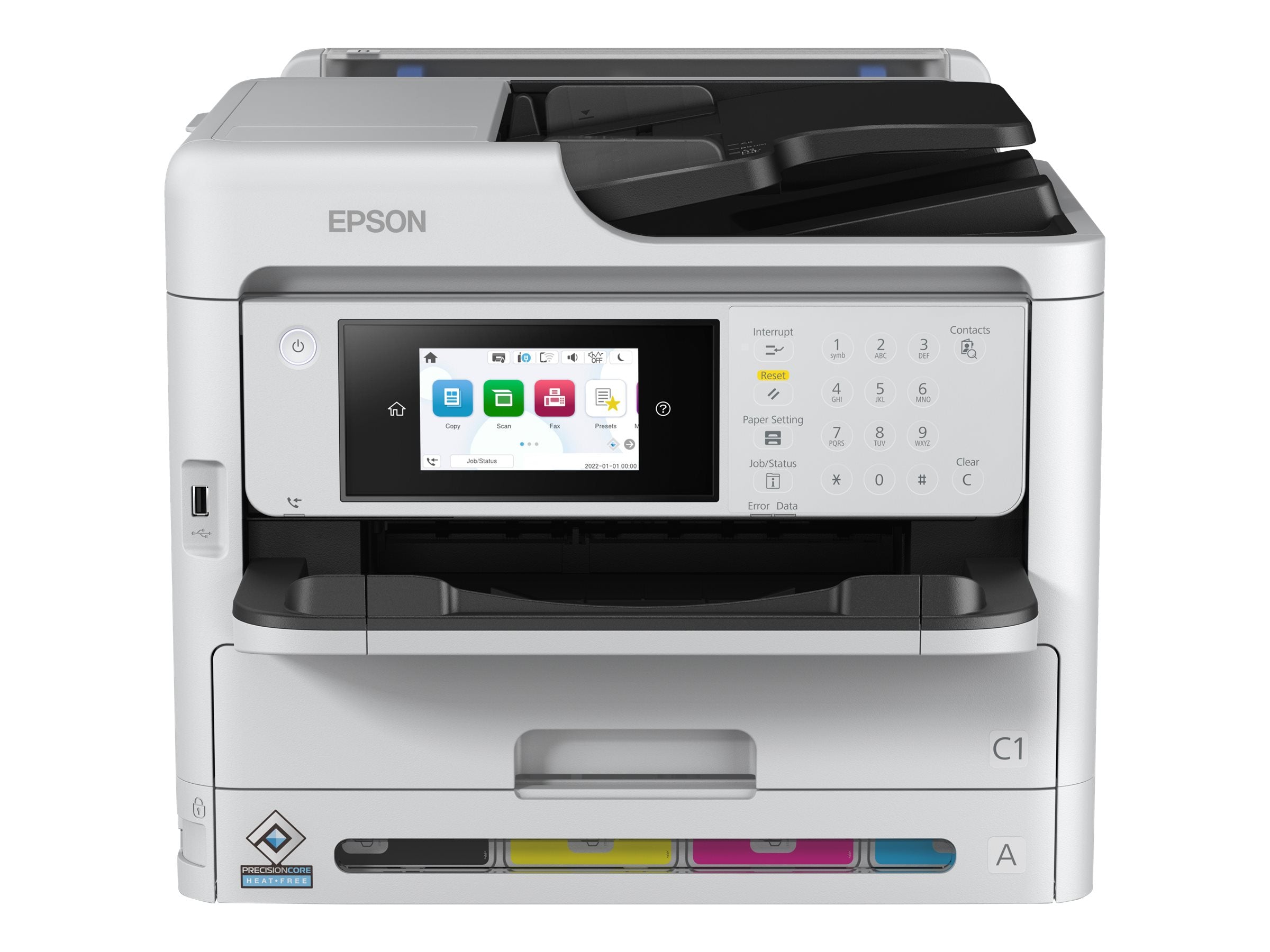 EPSON WorkForce Pro WF-C5890DWF BAM MFP Seitenansicht