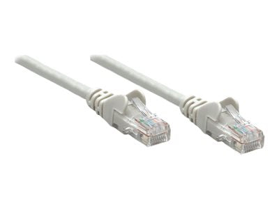INTELLINET Netzwerkkabel Cat6 U/UTP CCA 10m grau - Vorderansicht