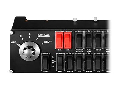 LOGITECH Flight Switch Panel Seitenansicht
