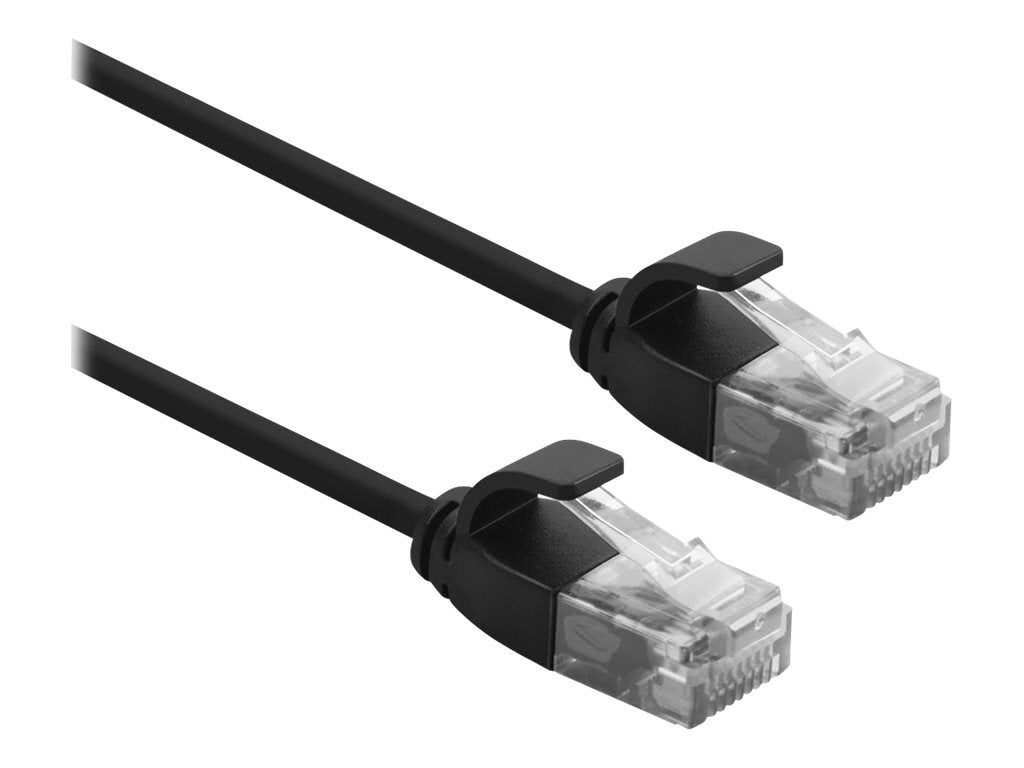 ROLINE UTP DataCenter Patchkabel Kat.6A Class EA LSOH slim schwarz 2m - Detailansicht