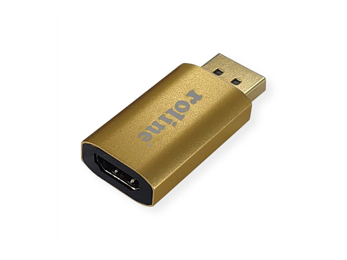 ROLINE GOLD 4K DisplayPort-HDMI Adapter Vorderansicht