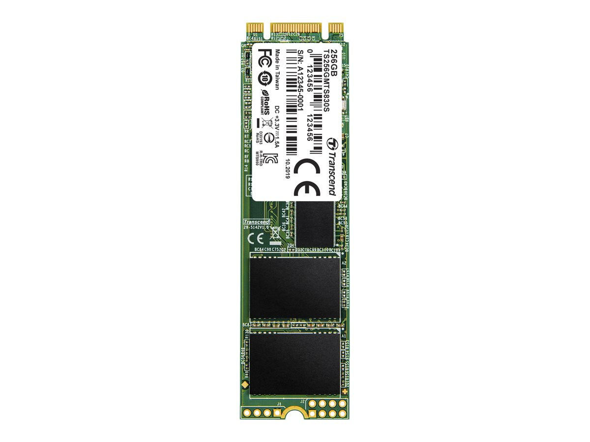 TRANSCEND 256GB M.2 2280 SSD Vorderansicht