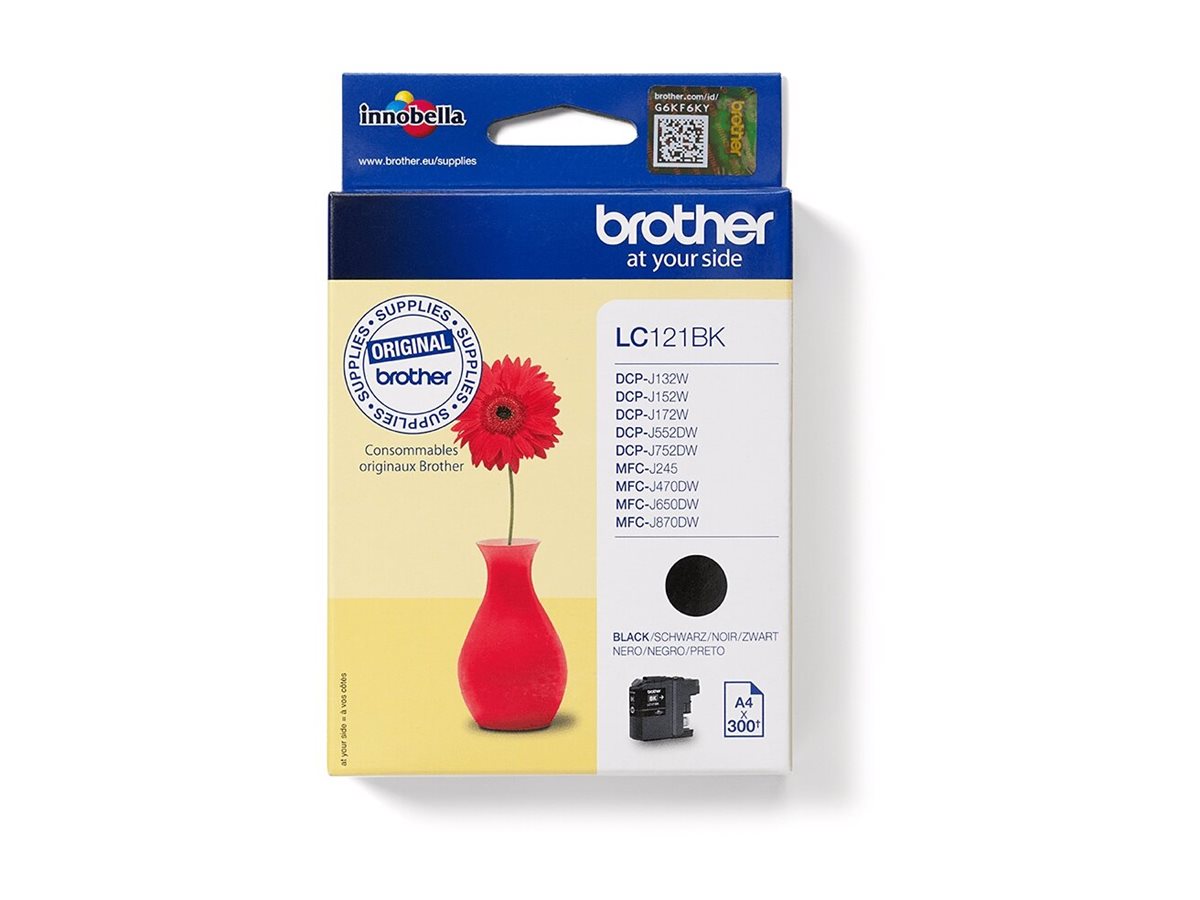 BROTHER LC121BK Tinte schwarz Detailansicht