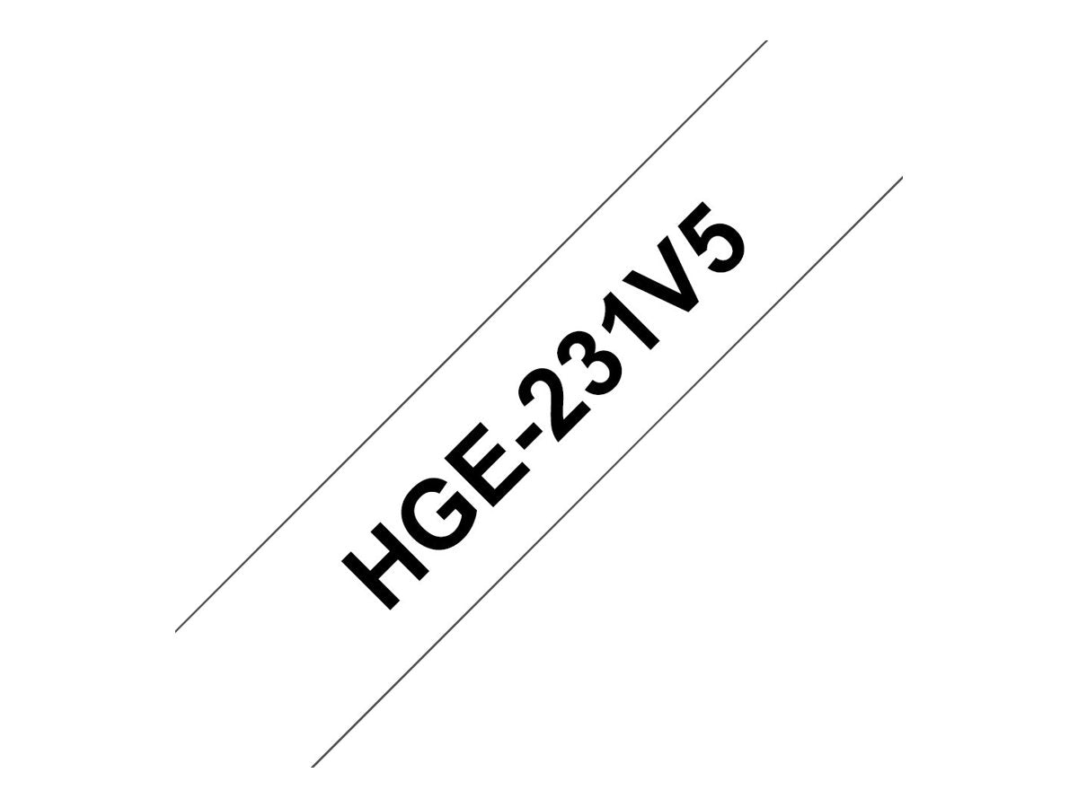 BROTHER HGE231V5 Schriftbandkassette im Einsatz