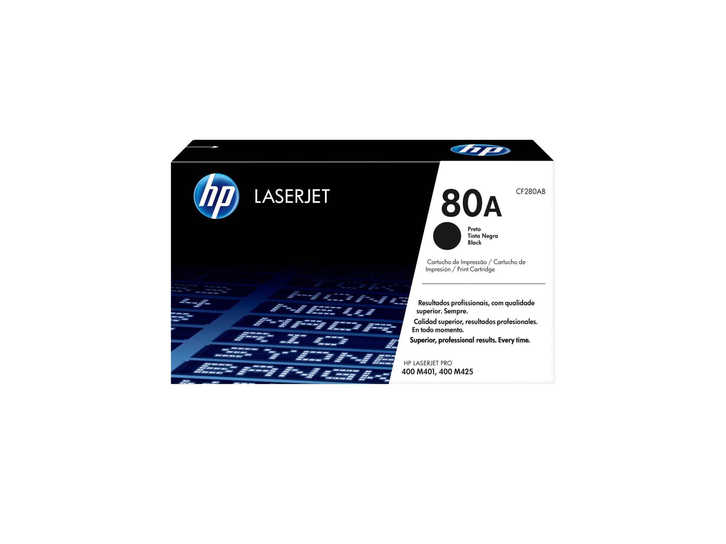 HP 80A Tonerpatrone Vorderansicht