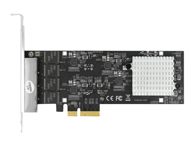 DELOCK PCI Express x4 Karte auf 4x 2,5 Gigabit LAN RTL8125 - Vorderansicht