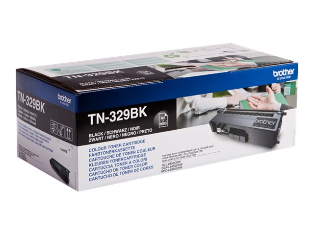 BROTHER TN-329BK Toner schwarz Seitenansicht