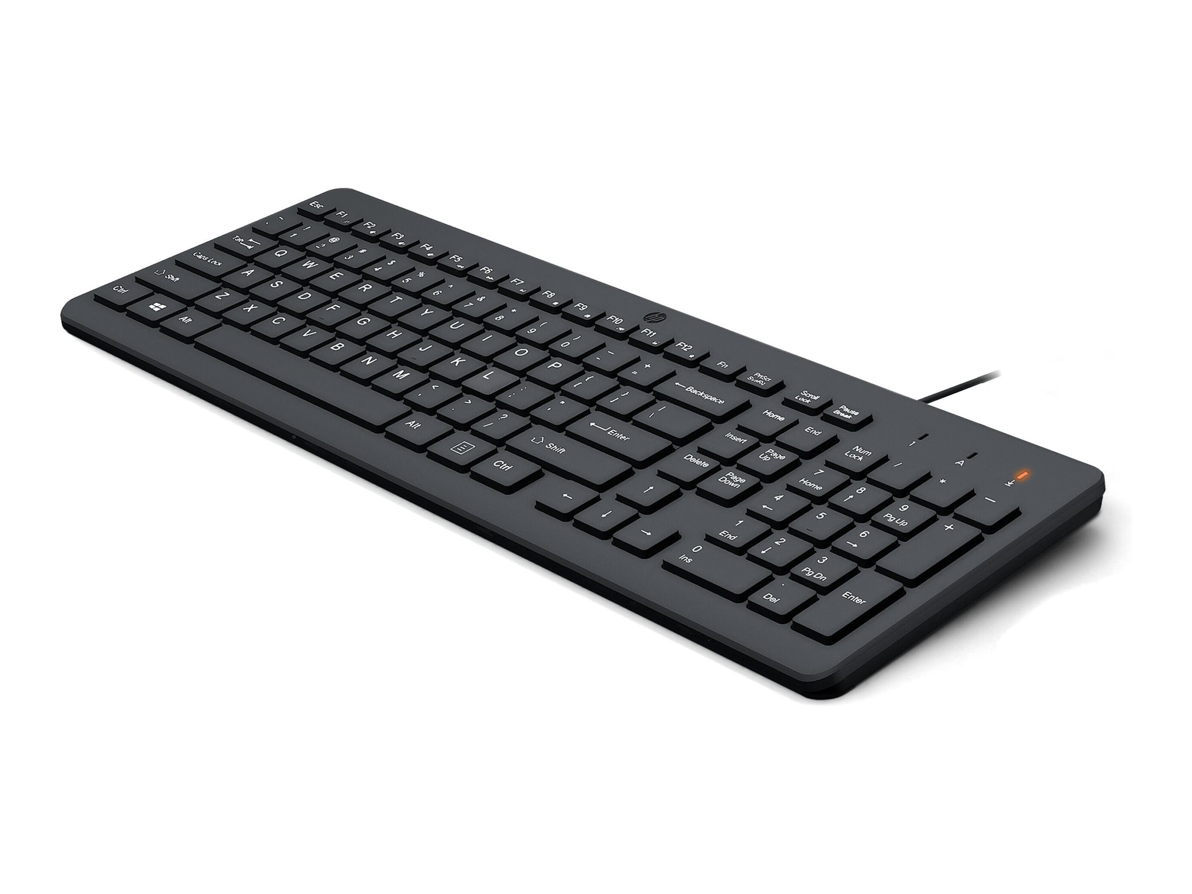 HP 150 Wired Keyboard GR (P) Seitenansicht