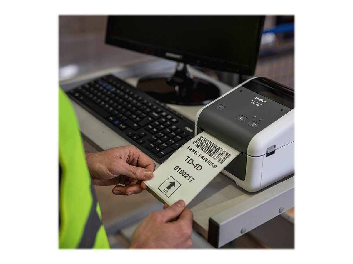 BROTHER TD-4520DN Etikettendrucker Vorderansicht