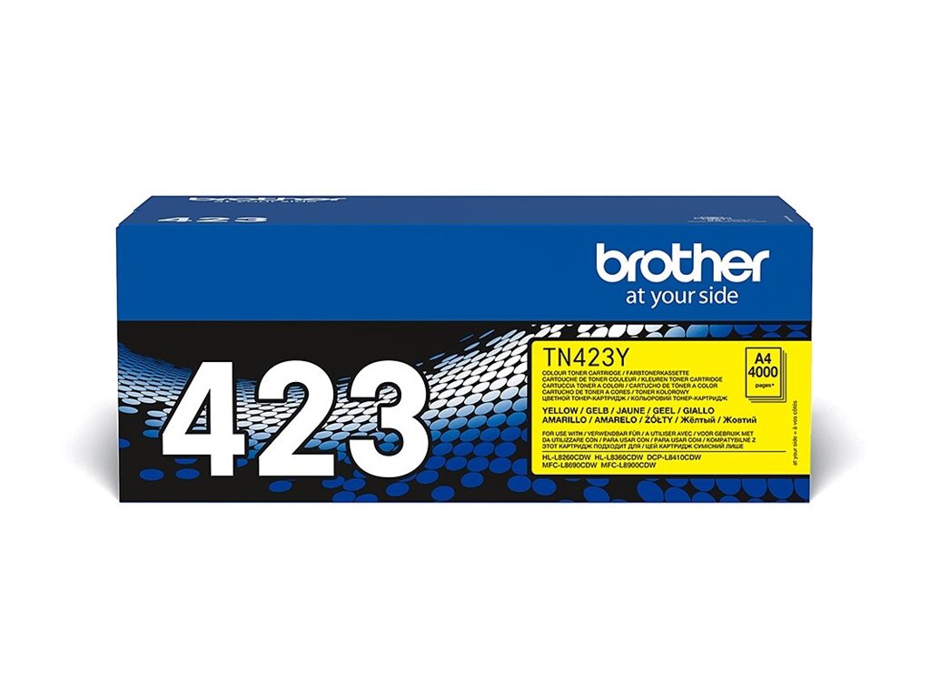 BROTHER TN-423Y Tonerkassette Gelb Vorderansicht