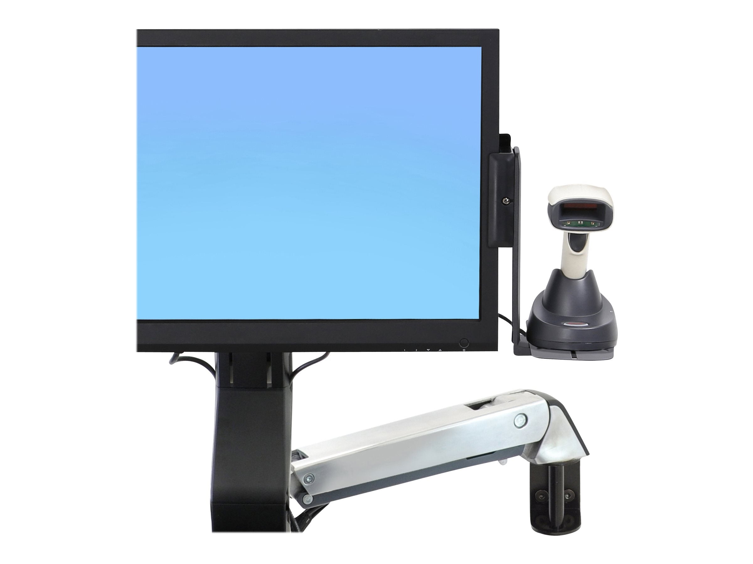 Detailansicht der Montagehalterung des ERGOTRON Scanner-Regals