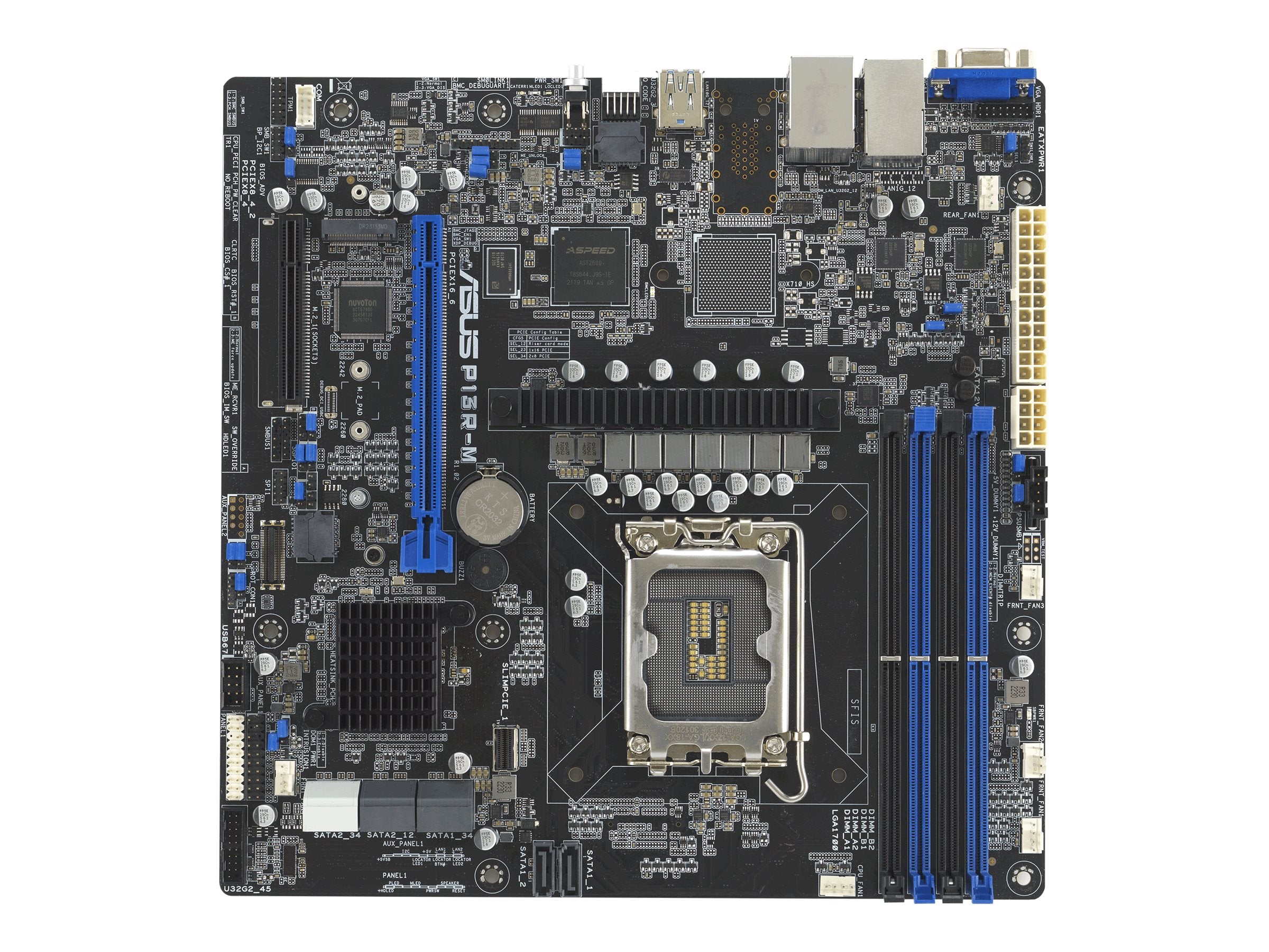 ASUS P13R-M Motherboard Vorderansicht