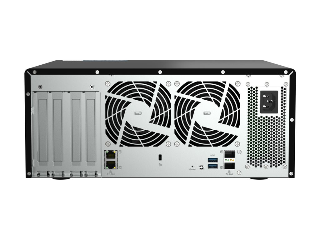 QNAP TS-h1290FX-7302P-128G NAS-Server Vorderansicht