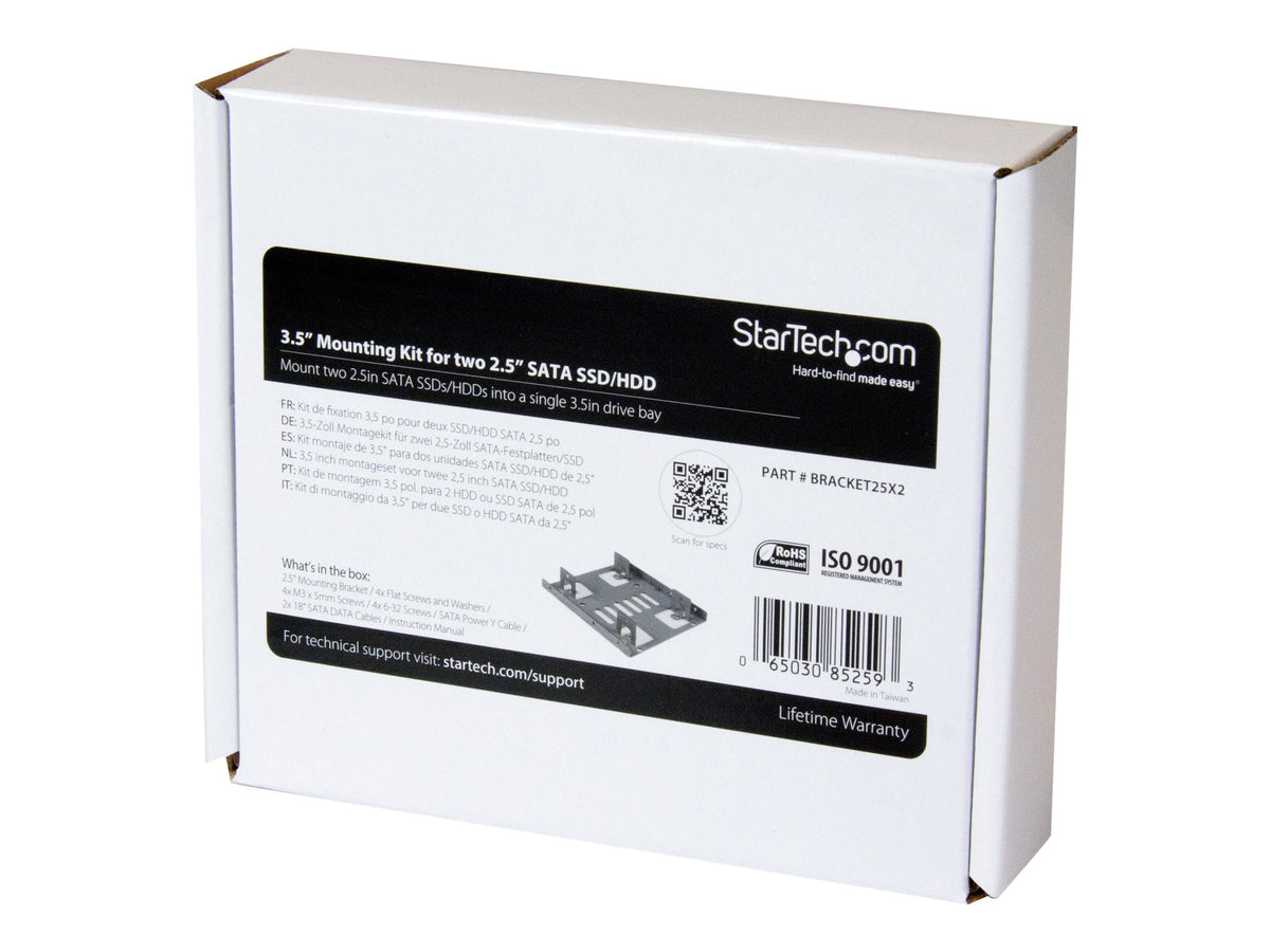STARTECH.COM BRACKET25X2 Vorderansicht