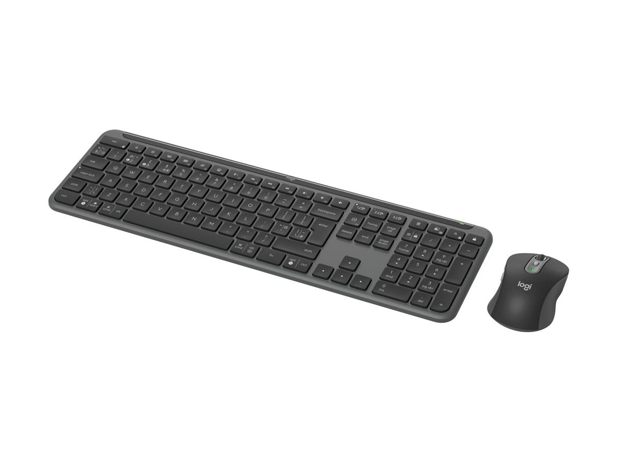 LOGITECH Signature Slim Combo MK950 Keyboard and mouse set wireless Bluetooth 5.1 LE QWERTY graphite (PAN)