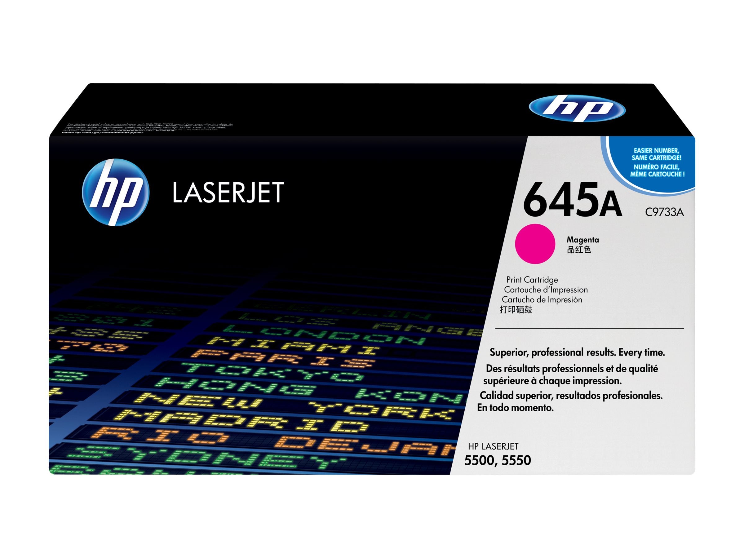 HP 645A Tonerpatrone Detailansicht