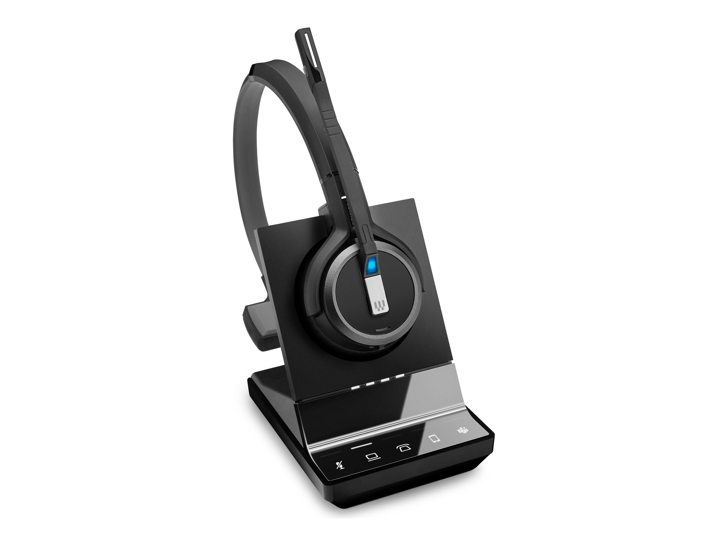 EPOS IMPACT SDW 5036T EU/UK/AUS Mono USB DECT-GAP Headset fuer PC Tischtelefon Mobiltelefon inkl. BT Dongle Teams zertifiziert
