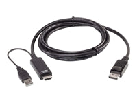 ATEN 2L-7D02HDP True 4K HDMI zu DP Kabel 1