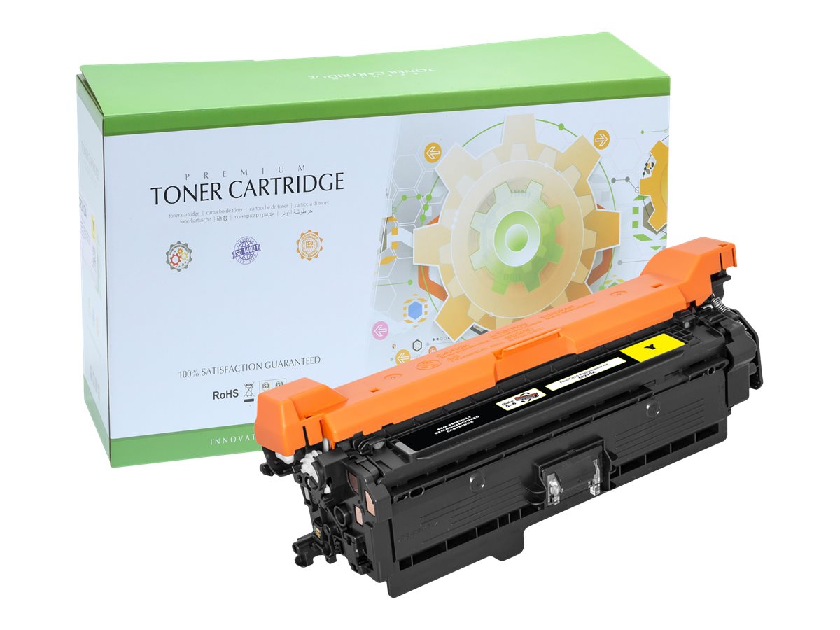 STATIC Tonerpatrone HP CE252A/Canon 2641B002 gelb - Vorderansicht