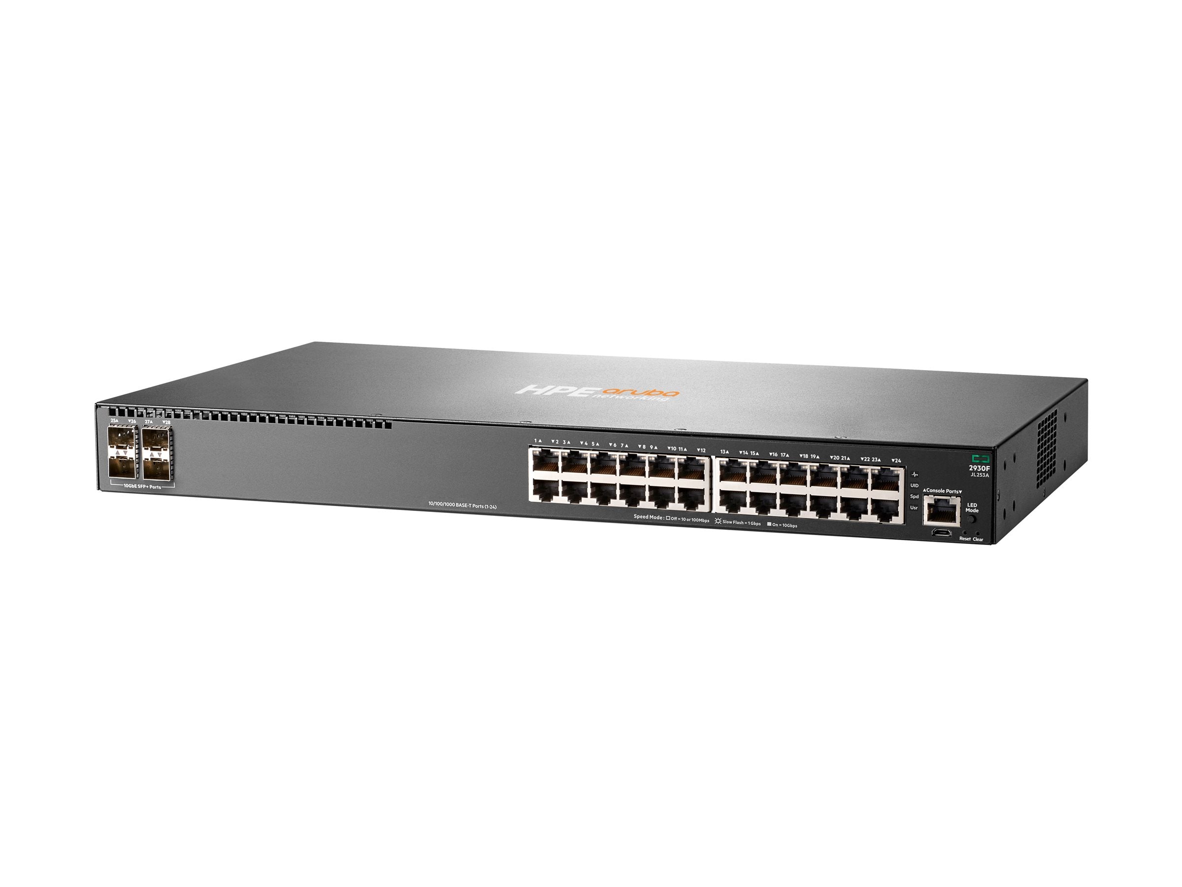 ARUBA HPE Aruba 2930F 24G 4SFP+ Switch Vorderansicht
