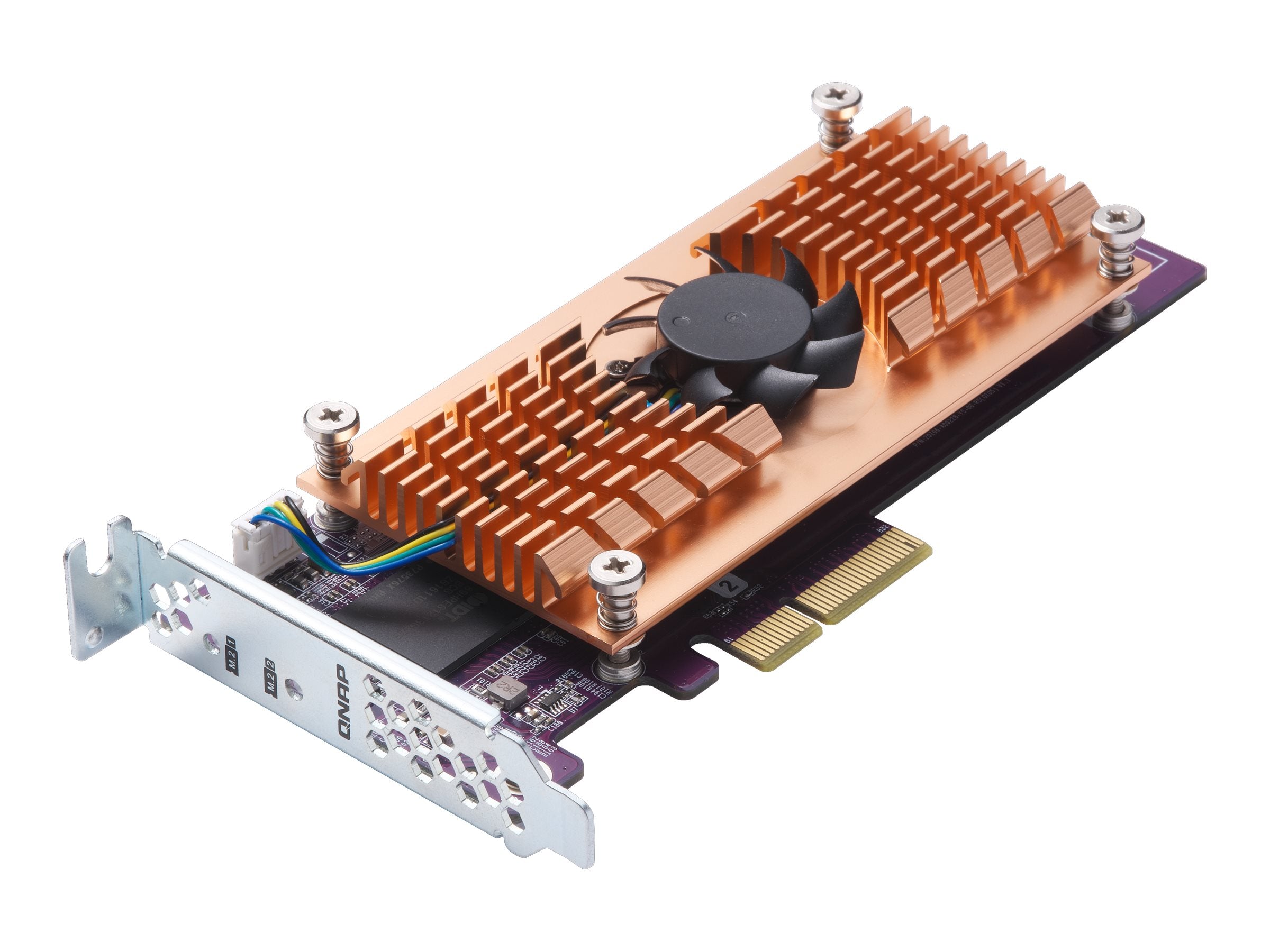QNAP QM2-2S-220A SATA SSD Erweiterungskarte Vorderansicht