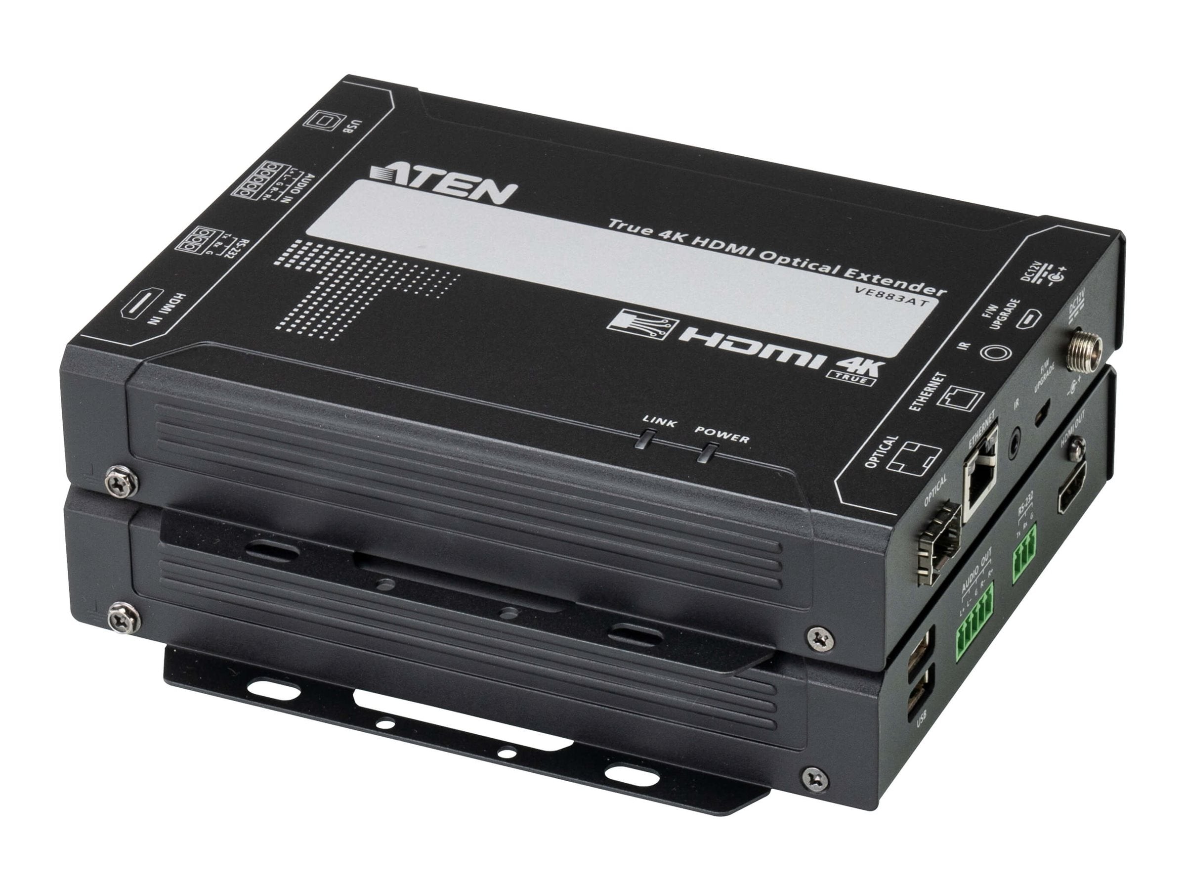 ATEN VE883AK1 4K HDMI Opt. Ext. 300M SFP - Vorderansicht