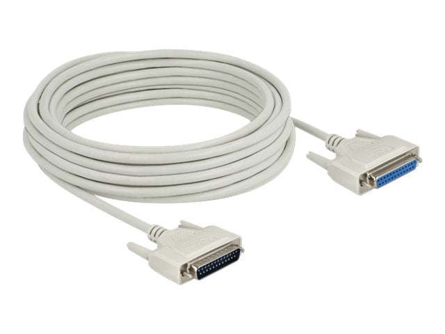 DELOCK Serielles Kabel D-Sub 25 Stecker zu Buchse 10m - Vorderansicht