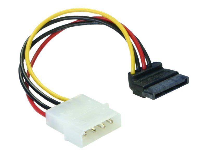 DELOCK Adapter Power SATA HDD 90 Grad U zu 4Pin/St Vorderansicht
