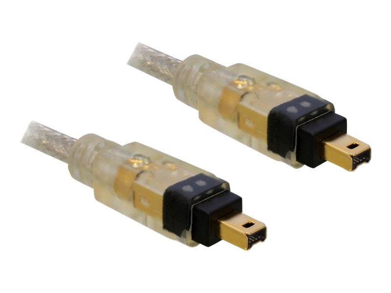 DELOCK Kabel FireWire A 1,0m St4/St4 Vorderansicht