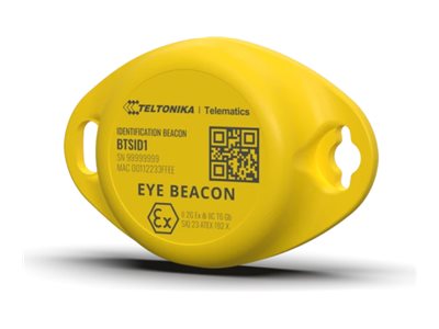 Vorderansicht des TELTONIKA TELEMATICS EYE BEACON ATEX GPS-Tracking-Geräts